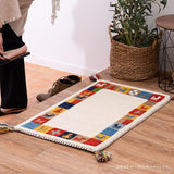 Hagiwara Gabbe Entrance Mat, Indoor, Approx. 17.7 x 29.5 inches (45 x 75 cm), "GABBEH A5" for a luxurious and relaxing space