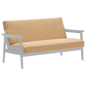 Karimoku K36173AOK Karimoku 60 K Chair, 2 Seater Cover, Anti-Viral, Antibacterial, Deodorizing Function, Crimp Moquet, Beige