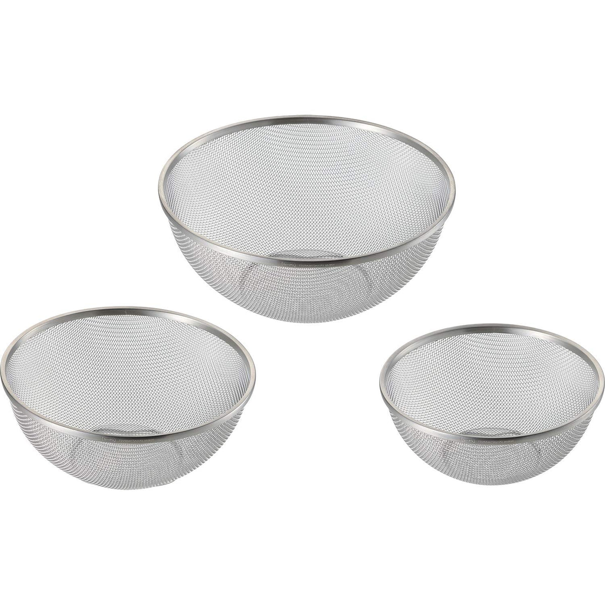Wahei Freiz Enzo AMG-0420 Tsubame Sanjo Stainless Steel Colander, 3 Si ...