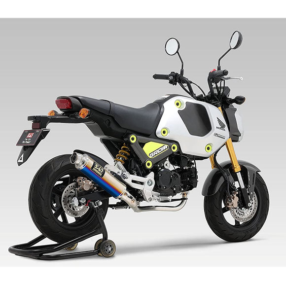 Yoshimura Full Exhaust GROM (Grom) (21: Domestic specification)/(21: Thai specification) GP-Magnum government certified machine song EXPORT SPEC Titanium Blue YOSHIMURA 110A-43G-5U80B