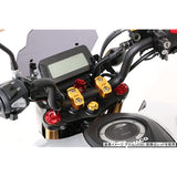 KITACO 502-1001090 Front Fork Bolt Set (Honda Type 1), Gunmeta, Grom (JC92), Monkey 125 (JB02/JB03), Ducks 125 (JB04)