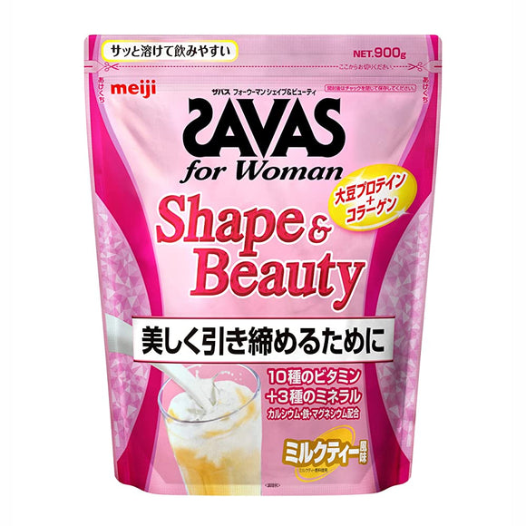 Meiji SAVAS for Woman Shape & Beauty Milk Tea Flavor 900g