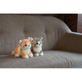 Graceful Cat (Made in Japan) Kneading Munchikan Gold Standing Plush Toy, Total Length 8.3 inches (21 cm)