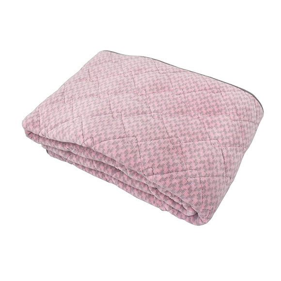 Romance Rock Bath Bed Pad, Single Lightweight Type, Pluck Silica Inlay, Camellia Oil Treated, Pink