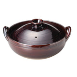 Banko Ware 15778 Cooking Earthenware Pot, No. 8, Candy Glaze,