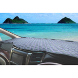 BMS Dashboard Mat Dik Leather Black W-DIA #50 White/toyota Aqua H23/12 ~ NHP10 LDM-T44-DMWWH