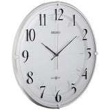 Seiko clock wall clock Satellite Atomic Analog Space Link Space Link White Pearl gp216 W Seiko