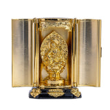 Buddha stature nyin Kanninininin buddha with kuriko (gold plated/24k gold )_ "Tendai sec, shinsai sec, rinsai sec, takaoka copperware (Nyoirinkan NonBo SATSU Z)