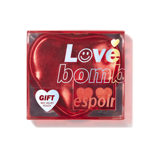 espoir Lab Bomb Glitter Bomb Palette with Pouch Set Eye Shadow 2 Assorted