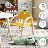 Kids Arm Chair -amy- ILC-3434CBL Ichiba Co., Ltd. Classic Blue Width 31 x Depth 30 x Height 39 (sh20, 23.5) cm