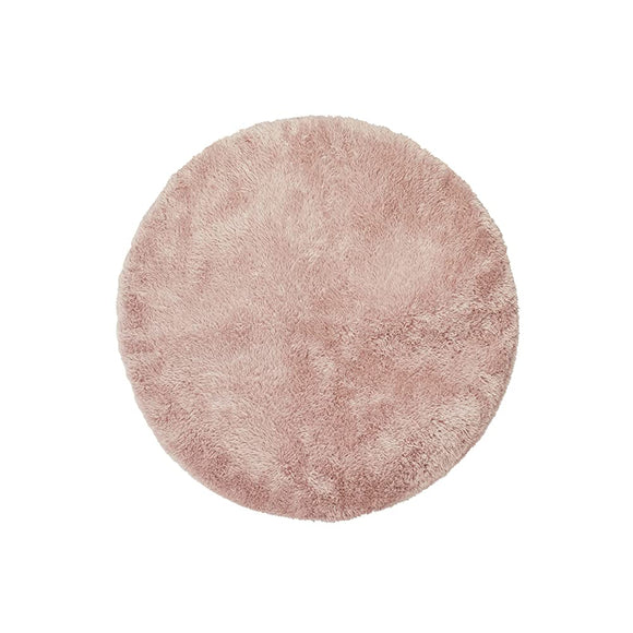 Koizumi KDC-03213/P Hot Carpet, Hot Rug, Round, Washable Cover, Diameter 35.4 inches (90 cm), Pink Beige