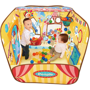 Educational Ball Circus for Head and Body, For Ages 1 and Up, 20 Different Kinds of Playing, Safe to See Moms, Transform into a House, Long Play