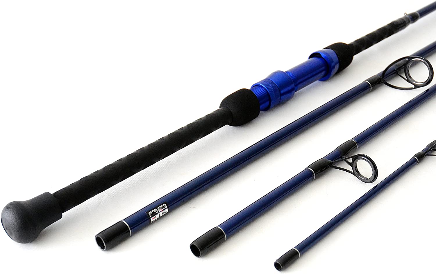 Santiam Fishing Rods Travel Rod 4 Piece 9'0 12-25lb Surf Rod and Reel Combo