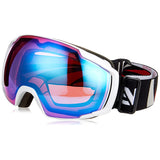 EVOLVE EVG 1218-7HC Snow Goggles, High Contrast Lens, Eyeglasses, Double Lens, Lens Ventilation