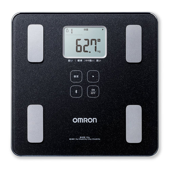 Omron Body Composition Monitor HBF-227T-SBK Shiny Black
