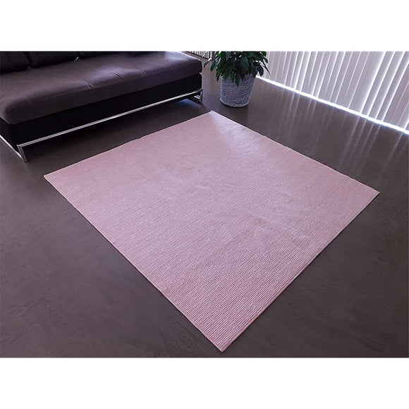 Carpet Rug Mat, Antibacterial, Made in Japan, Edou, Size 13.8 x 13.8 inches (352 x 352 cm), Folding Carpet, Rose AM2