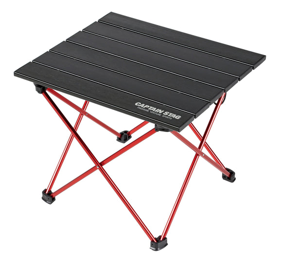 CAPTAIN STAG Outdoor table Aluminum roll table With foldable storage bag Trekker UC-518 / UC-563