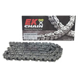 EK 520SR-X2 QX Ring Seal Chain, Silver, 104L [Semi-Press Clip Joint]