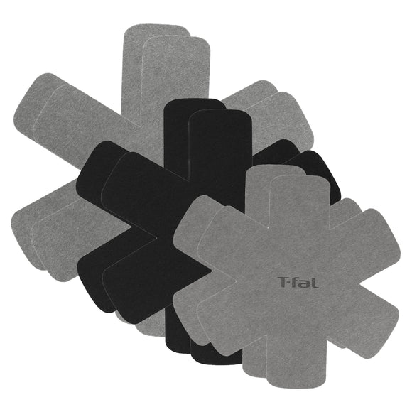 T-FAL Cooking utensil Protector 6-piece set Black