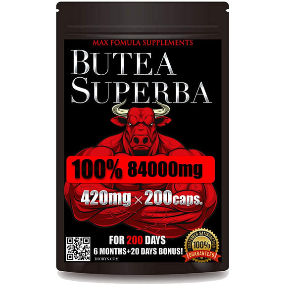 Red Gaukulua 100% Supplement 84000mg 420mg x 200 capsules Supplement Butea Superba Sophon Red Gaukulua Butea Superba 84000mg 420mg x 200 capsules. (1)