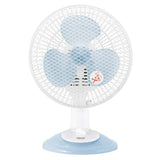 Yamazen YDS-E188(A) Electric Fan, 7.1 inches (18 cm), Tabletop, Small, Rotary Switch, 2 Levels of Air Flow, Blue