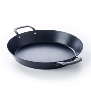 BK Black Steel Seasoned Carbon Paella Paela Pan 15 inch