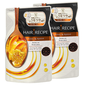 Hair Recipe Honey Apricot Enriched Moisture Recipe Shampoo Refill 330ml x 2