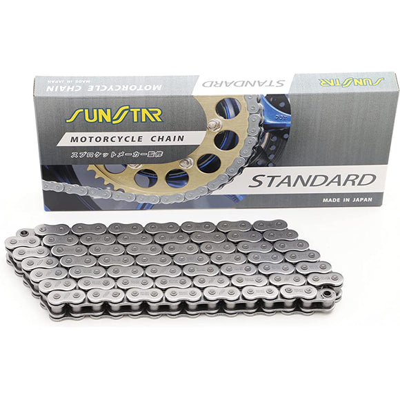 Sunstar Motor Cycle Chain 520 Size 114 Link Standard Color