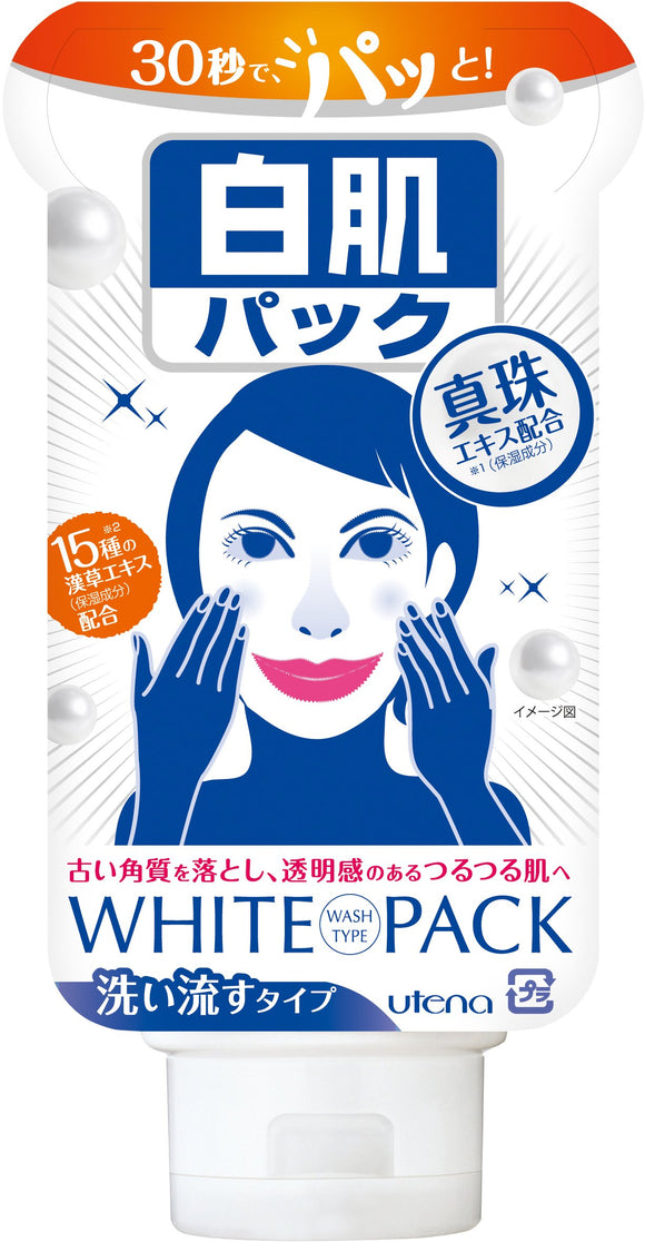 Utena white skin pack (rinse off type) 140g