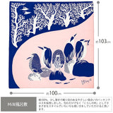 Kusubashi Mon Ori Morita MiW M-68384-00-5 Furoshiki Goisons at Night River, Made in Japan