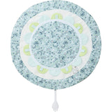 MOOMIN BABY TYMB0040122 Moomin Baby Reversible Play Mat, Sunny Mat, Round, Scandinavian, Stylish, Baby Gym Rug, Moomin FlowerBlue