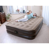 Tac Electric Air Bed, Air Mat, For One Person, Electric Intake Type, Approx. 90 Seconds, Single, Brown