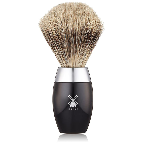 Mule KOSMO Shaving Brush (Fine Badger) Black Resin 281K876