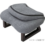 AZUMAYA LSS-23RD Seiza Chair with Backrest, Red