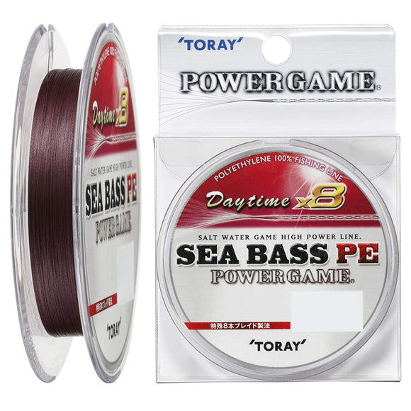 Toray (TORAY) Line Seabass Power PE Power Game Day Time X8 150m camouflage red