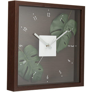 JIG Leaf Flower Wall Clock Monstera CDC-51810