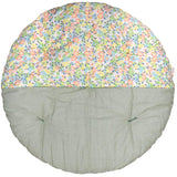 Takaoka Senbei Beanbag 100 cm Diameter Two-Tone Putihurawa-Buru-N X Back Leaf color