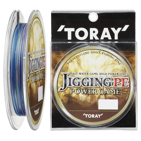 Toray (TORAY) PE line jigging PE power game 200m 4 pieces 5 colors