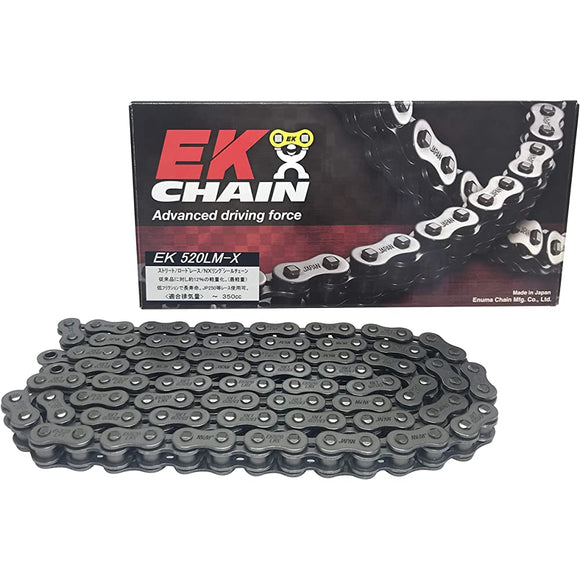 EK (EK) NX Ring Seal Chain 520LM-X Steel 112L [SemiPress Clip Joint]