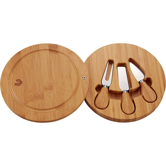 Captain Stag Cheese Board Set, Cutting Board, Cheese Cut, 3-Piece Set, TAKE-WARE UP-2599