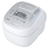 Toshiba RC-10VSN(W) Rice Cooker, 5.5 Cups, Vacuum Pressure, IH Jar Rice Cooker, Vacuum, Heat Retention, 40 Hours of White Rice, Combined, Forged Copper Pot, Gran White
