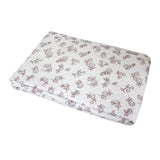 Romance Kosugi Washed Quilted Cotton Mattress Pad, Pink, Double