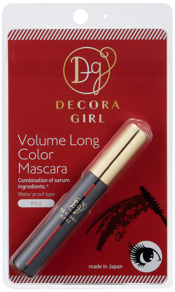 Decora Girl Color Mascara (Red)