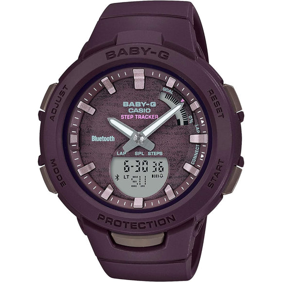 [Casio] Babygie FOR SPORTS Pedometer Equipped with Bluetooth BSA-B100AC-5AJF Women's Brown