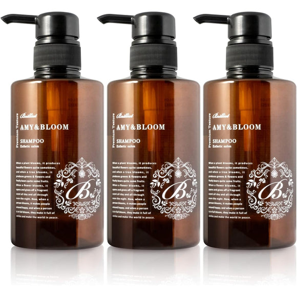 B Brilliet Shampoo Scalp Pore Care Dandruff Itching Odor Beautiful Hair Scalp Skin Moisturizing 400ml 3 bottles