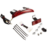 KIJIMA HD-01407 Motorcycle Parts LED TAIL LAMP Kit, XL1200X/V/N/883N/('09-'13), Red Lens