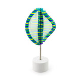 playableART BEA0414 Fibonacci Tree Blue Green Clear