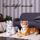 Fuji Boeki 42441 Plush Toy, White Tiger, Depth 43.3 inches (110 cm)