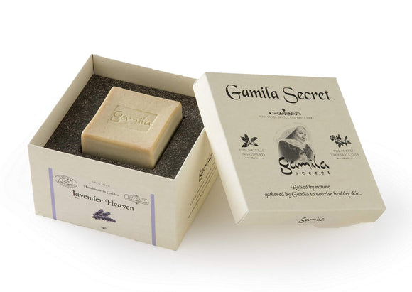 Gamira Secret Soap Lavender about 115g Handmade facial soap made with olive oil and herbs