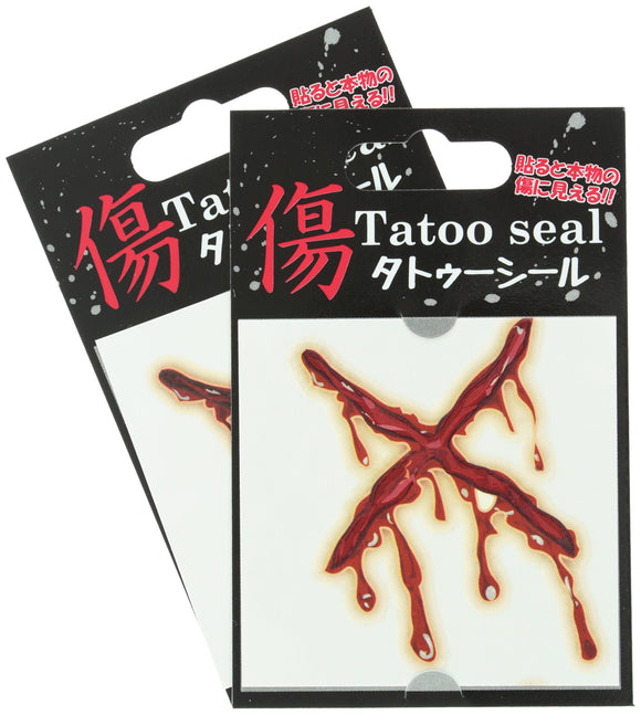 Wound Tattoo Sticker Cloth Set of 2
